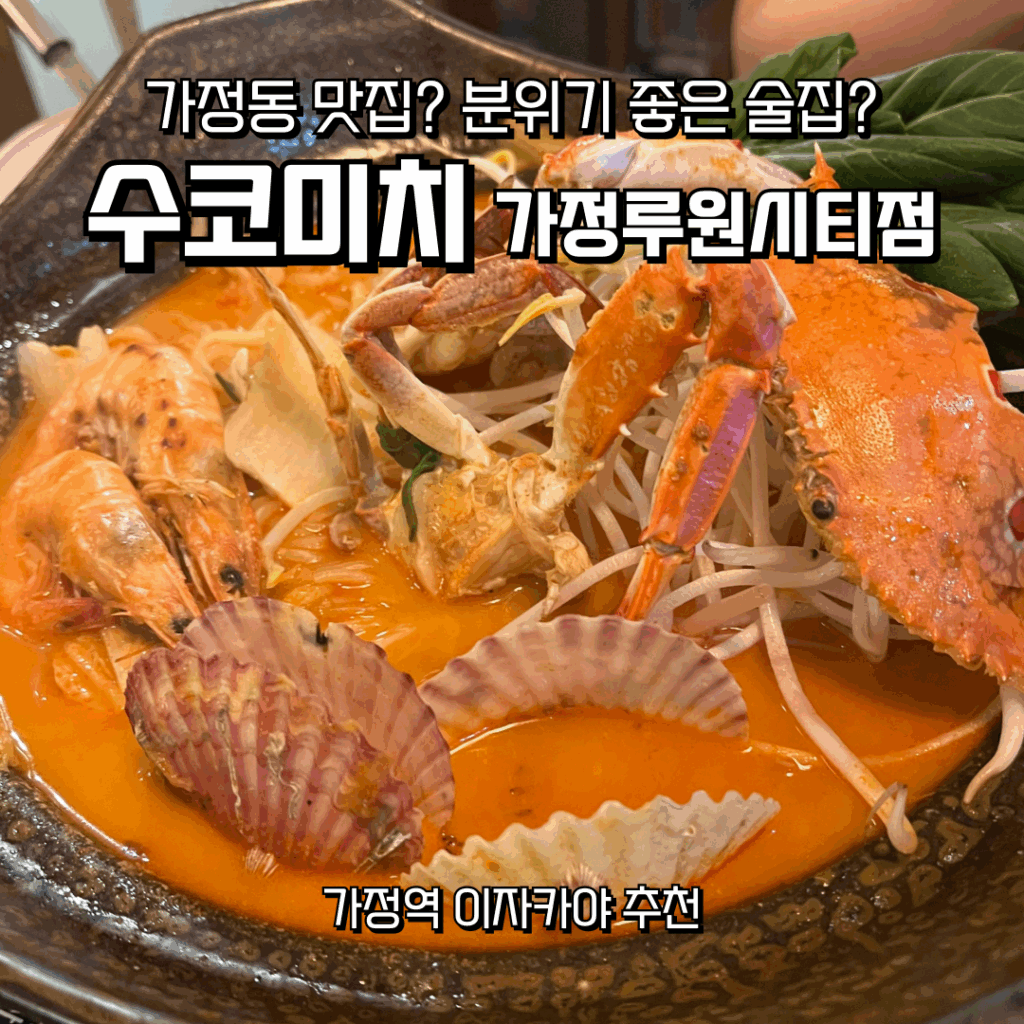 [가정동 맛집] 가정역 이자카야 수코미치 가정루원시티점 - 분위기 좋은 술집