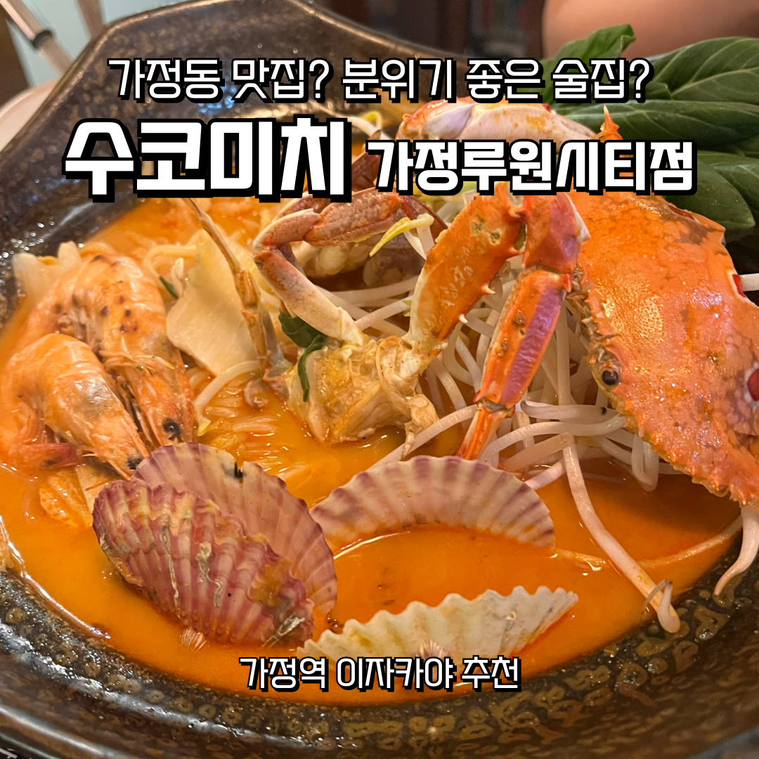 [가정동 맛집] 가정역 이자카야 수코미치 가정루원시티점 – 분위기 좋은 술집