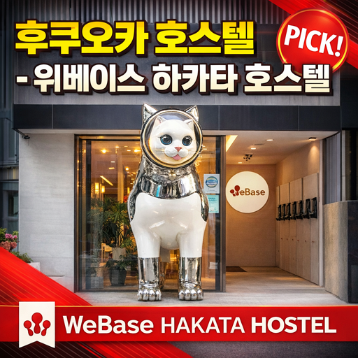 후쿠오카 호스텔 추천 - 위베이스 하카타 호스텔