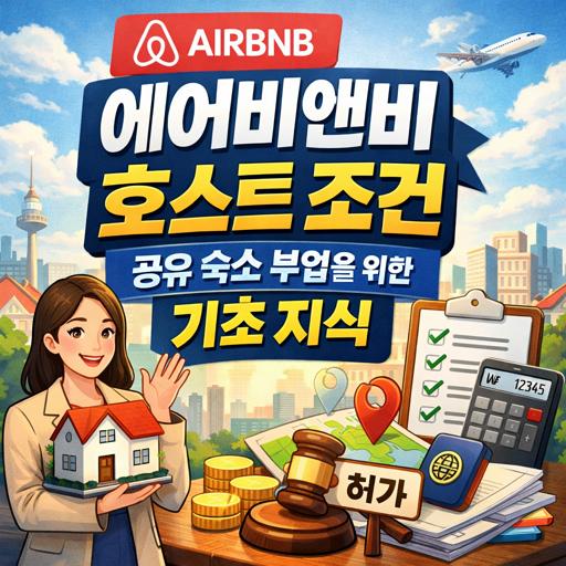에어비앤비 호스트 조건, 공유 숙소 부업을 위한 기초 지식
