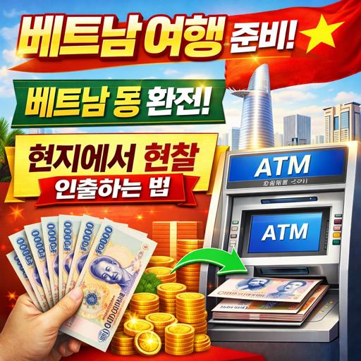 베트남 여행 준비: 베트남 동 환전, 현지에서 현찰 인출하는 법