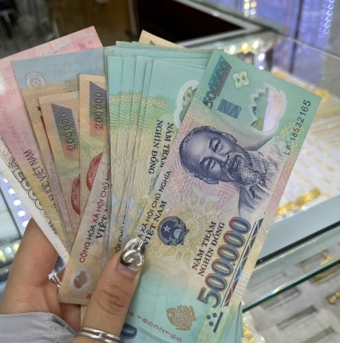 베트남 동 환전 완료