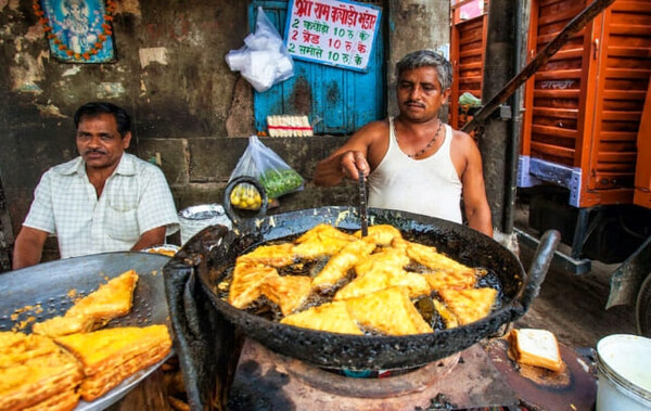 인도 길거리 음식