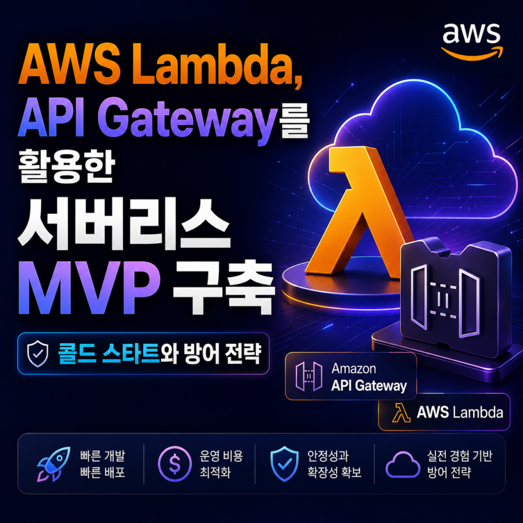 AWS Lambda, API Gateway를 활용한 서버리스 MVP 구축 - 콜드 스타트와 방어 전략