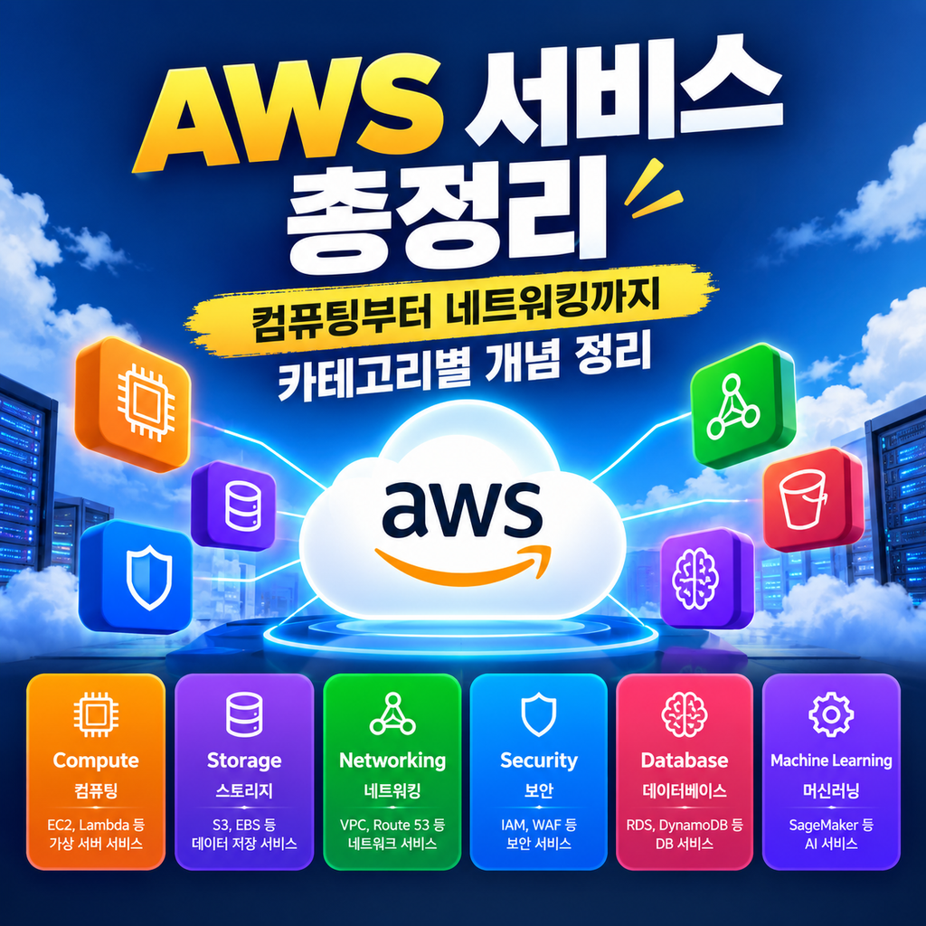 AWS 서비스 총정리 - 컴퓨팅부터 네트워킹까지 카테고리별 개념 정리