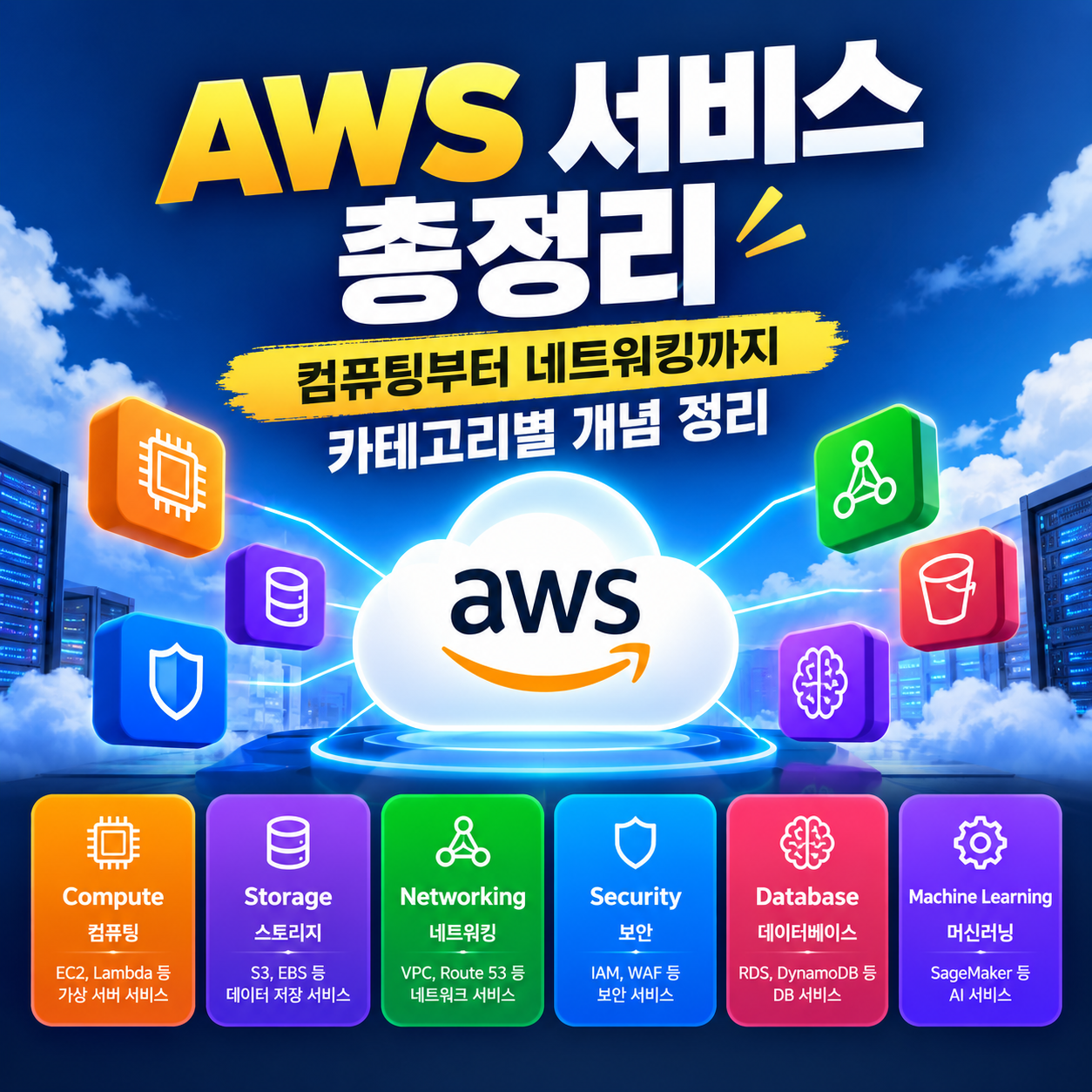 AWS 서비스 총정리 – 컴퓨팅부터 네트워킹까지 카테고리별 개념 정리